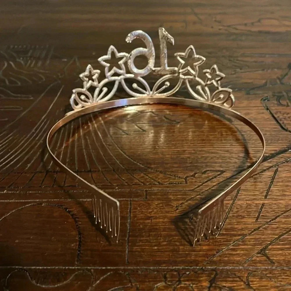Sweet 16 Rose Gold Tiara - Picture 4 of 4